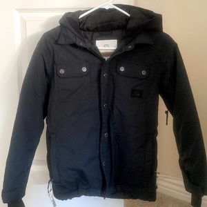 Boys black Quiksilver snow board jacket
